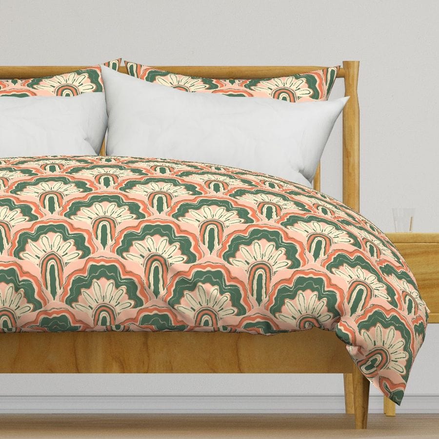Deco Peacock -  Bedding - Multi Moody