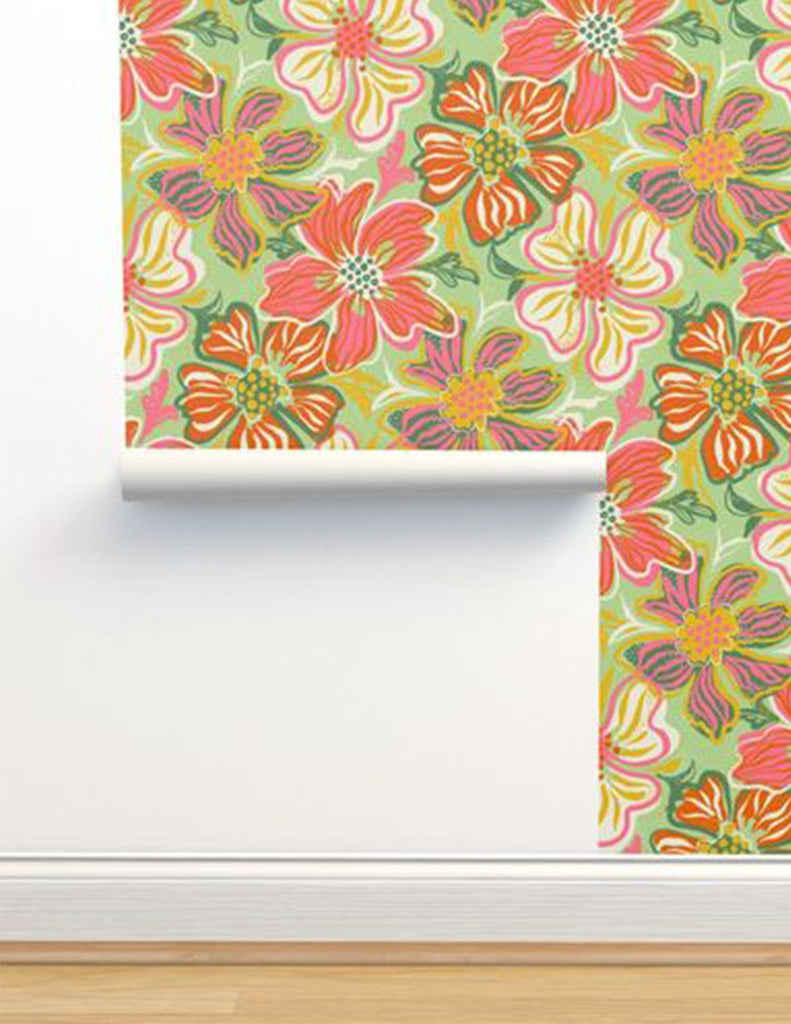 Pollen Pinterest Pollen Prance - Wallpaper - Multi 2 | Dazey LA