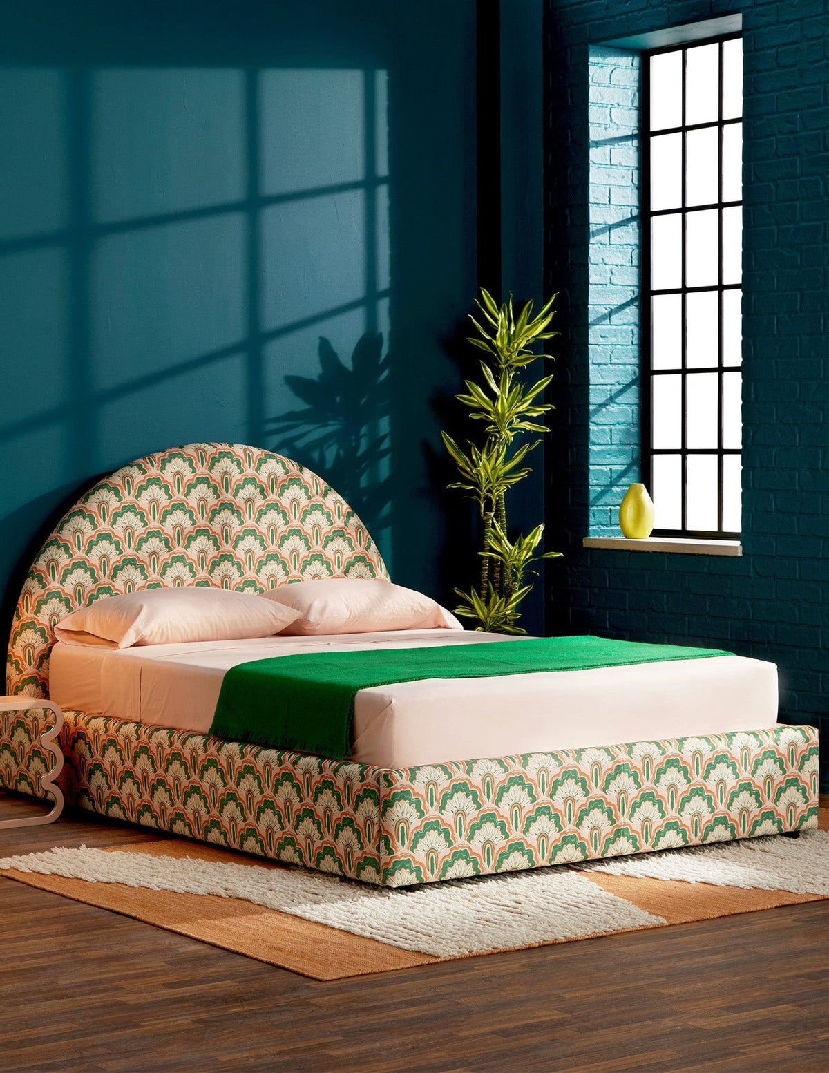 Deco Peacock Dania Queen Bed | Dazey LA